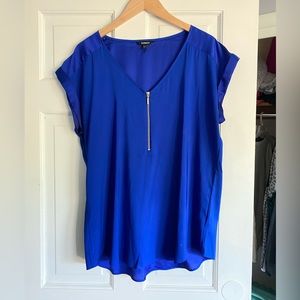 Women’s express Gramercy tee royal blue size large